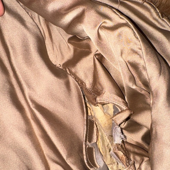 Vintage Mink Fur Coat 3/4 Sleeve Honey Brown vintage - Picture 14 of 15